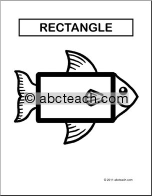 Bulletin Board: Shape Aquarium Graphics (b/w) (primary)