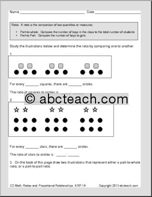 Math: Ratio Worksheet (upper el/middle)