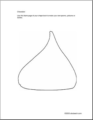Shapebook: Chocolate Kiss