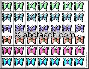 Butterflies (color) Counters