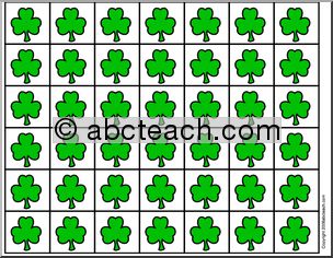 Shamrocks (color) Counters