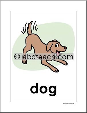Posters D-G (color) (k-1/elem)’ Dolch Nouns