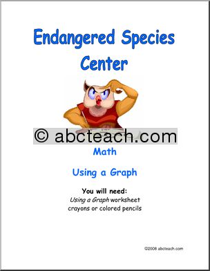Learning Center: Endangered Animal Using a Graph (elem)