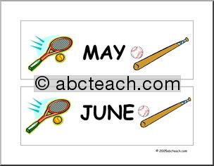 Calendar: May or June (header)