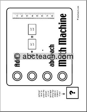 Addition (5 + 10 – 19) Math Wheels