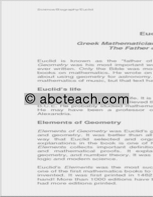 Biography: Euclid Greek Mathematician (elem)