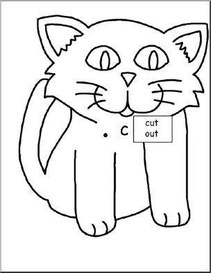 Word Wheels:  Cat Shape (beginning “c” sound)