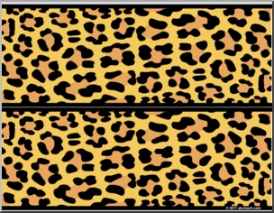 Bulletin Board: Skill Safari Straight Border (color)