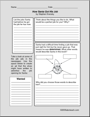 Book: How Santa Got His Job (primary)