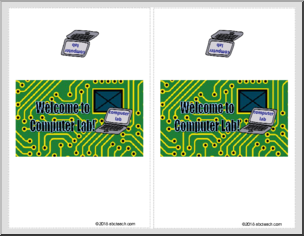 Candy Bar Wrapper: Welcome to Computer Lab!