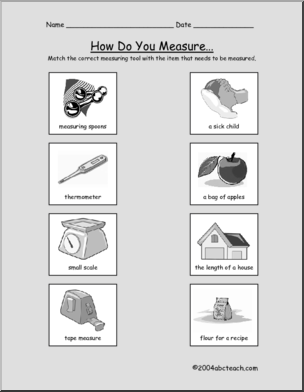 How Do You Measure…? (b/w) Matching