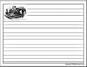 Writing Paper: Inventors –  Edison (primary)