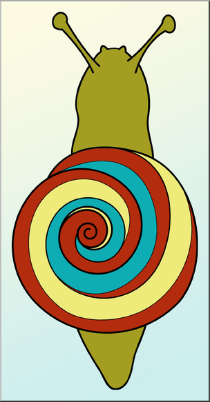 Clip Art: Snail 2 Color