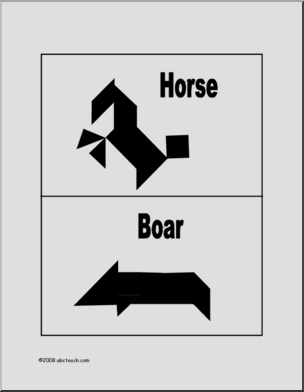 Chinese Zodiac Tangrams