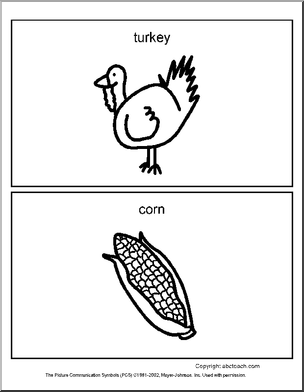 Thanksgiving (primary) 1′ Coloring Booklet