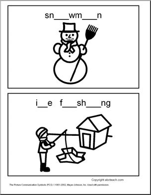 Booklet: Winter Words (primary)