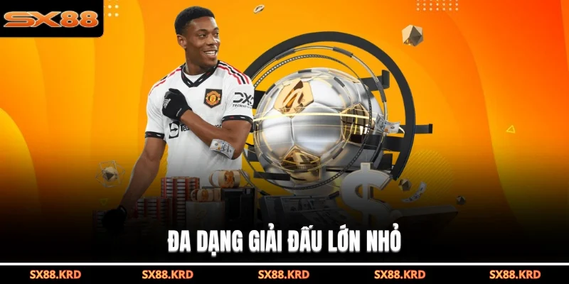 Đa dạng giải đấu lớn nhỏ
